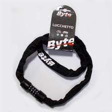 LUCCHETTO CATENA PER BICI E MOTO  CON CHIAVE BYTE