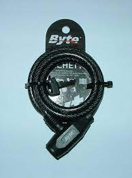 LUCCHETTO BICI CON CHIAVE MM.6X65 BYTE